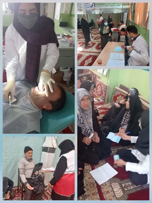 برگزاری اردو جهادی پزشکی در قشلاق رودک بوئین زهرا