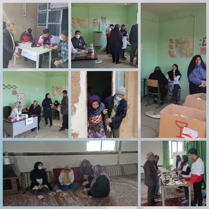 برگزاری اردو جهادی پزشکی  در منطقه عشایری مرتضانک