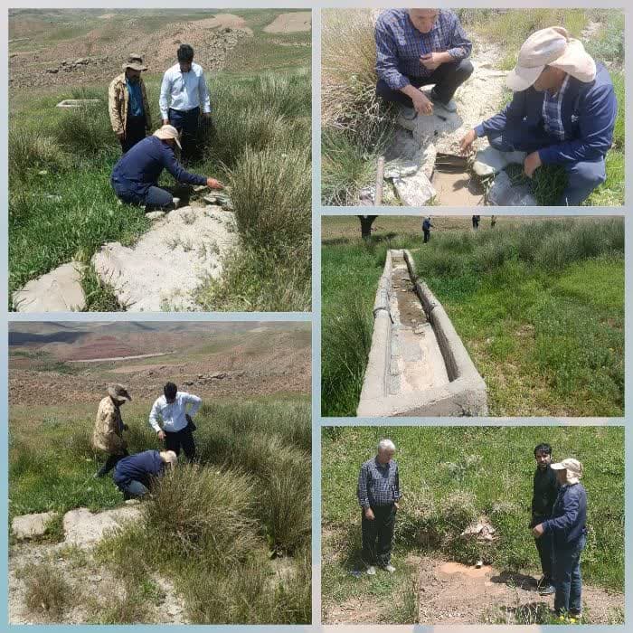 آغاز عملیات بهسازی چشمه ها در شهرستان آوج