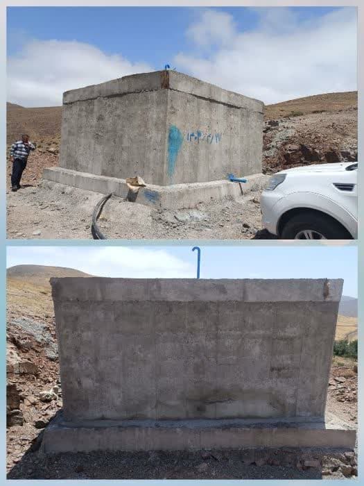 اتمام عملیات تامین آب پایدار منطقه ییلاقی شاه تپه