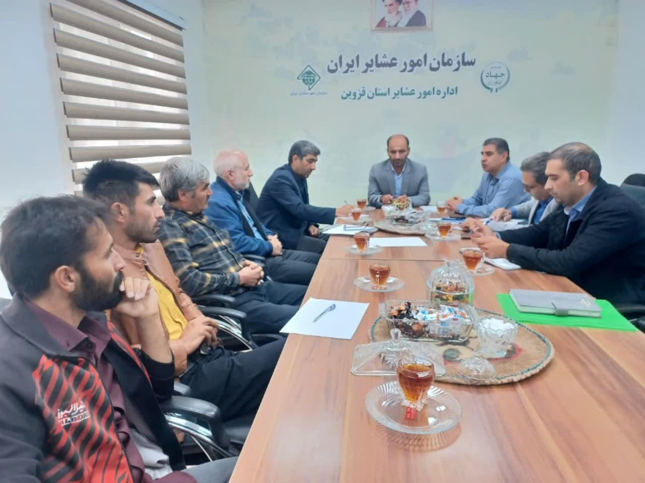 برگزاری جلسه تغییر و تحول هئیت مدیره تعاونی وحدت عشایر استان قزوین