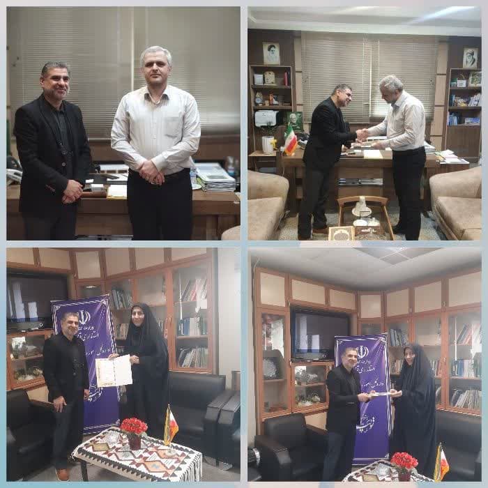 دیدار رئیس اداره امور عشایر استان قزوین با خانم دکتر غریب و آقای دکتر رُجحانی