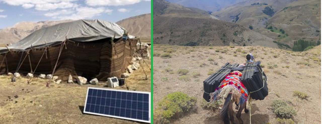 پنل‌های خورشیدی، روشنی بخش عشایر قزوین شدند