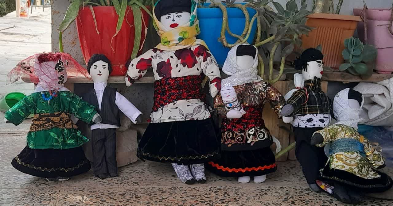 عروسکهای بومی منطقه عشایری زرین خانی