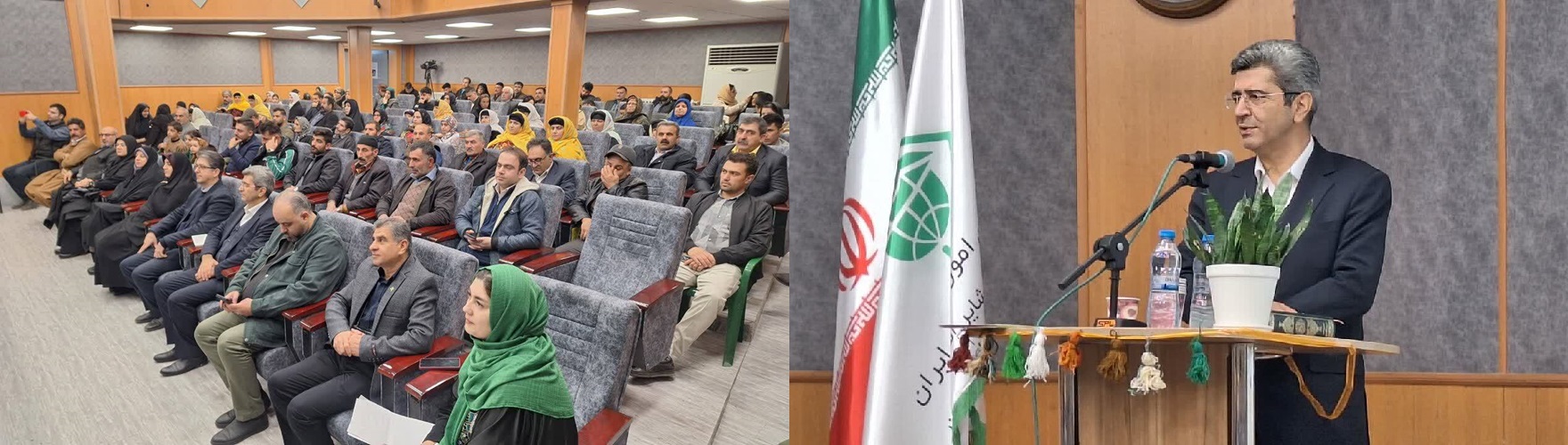 مراسم رونمایی از کتاب و نمایشگاه قاب تصویر با محور "هنرکوچ ، آیین عشایر" با حضور "دکتر میزبان" معاون توسعه و امور زیربنایی سازمان امور عشایر کشور روز شنبه در تالار مولانای قزوین برگزار شد (خبرگزاری برنا) 1404/11/11